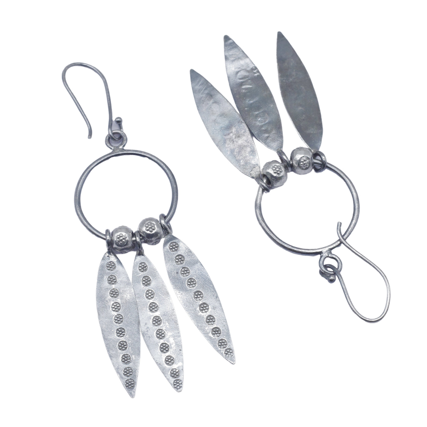 Charming Silver Hanging Drop Chain Earring