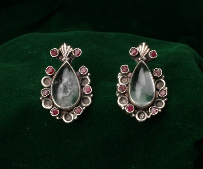 Silver Zoya Handcrafted Earrings