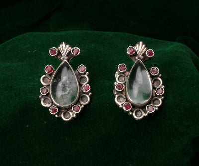 Silver Zoya Handcrafted Earrings