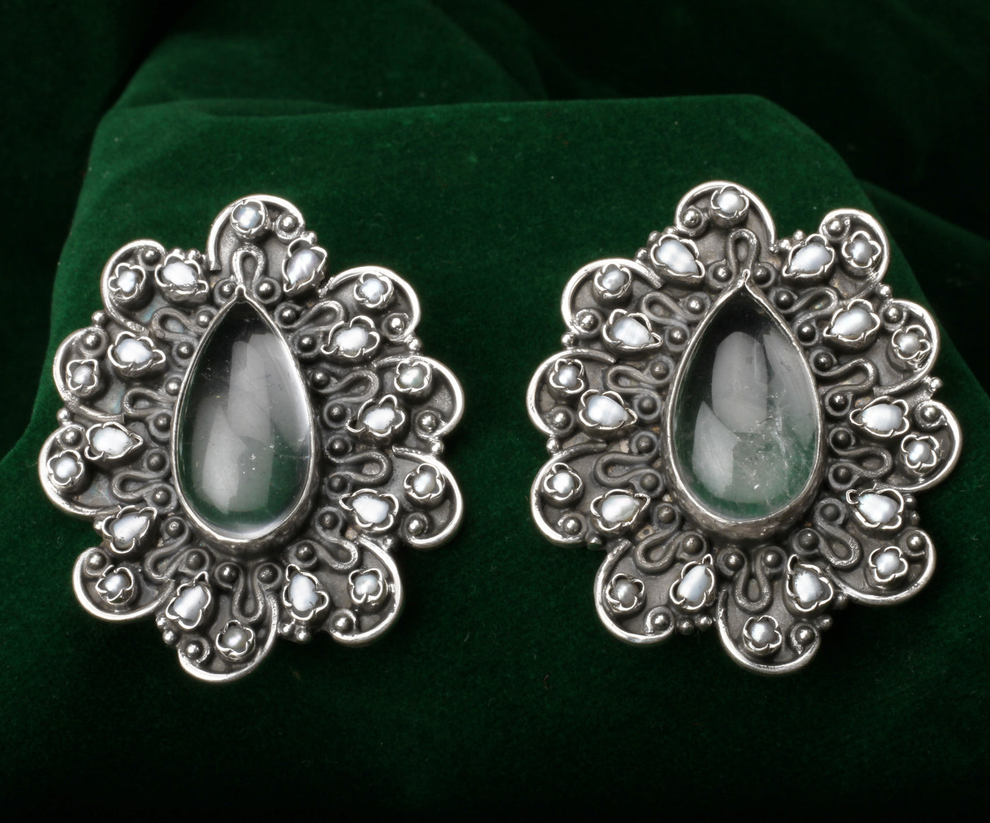 Silver Nera Handcrafted Earrings