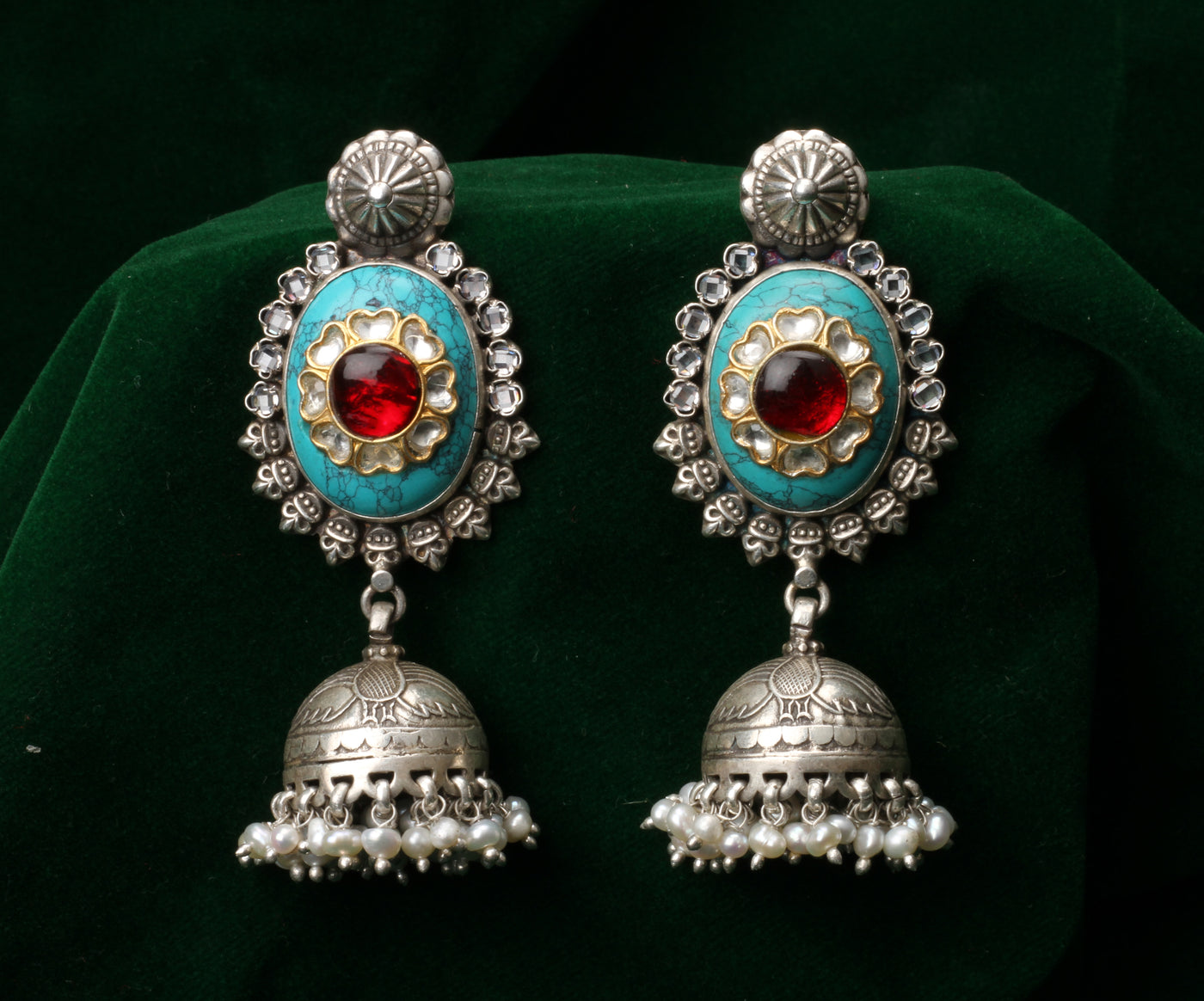Silver Nera Handmade Earrings