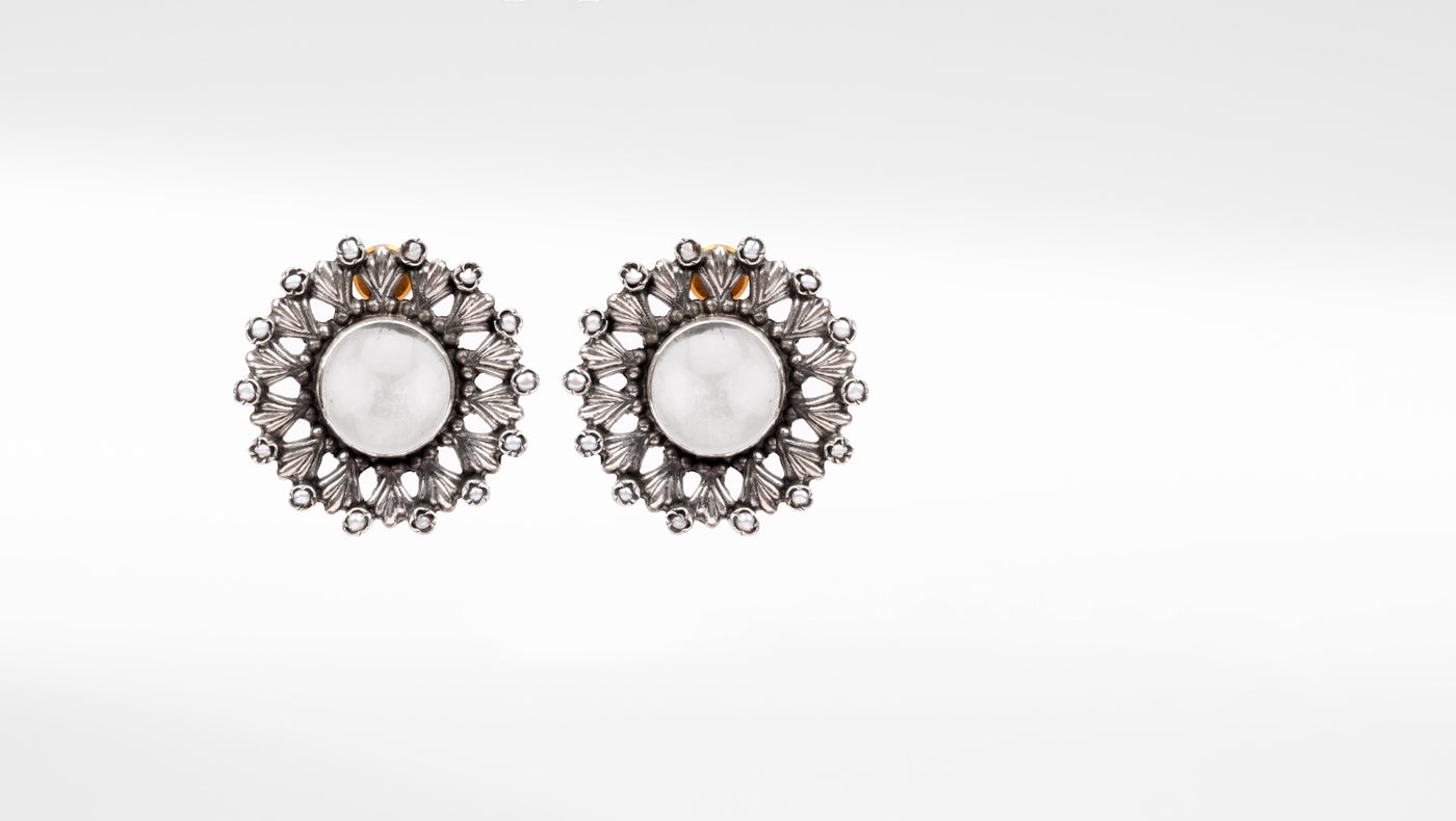 Silver Handcrafted Greta Earrings