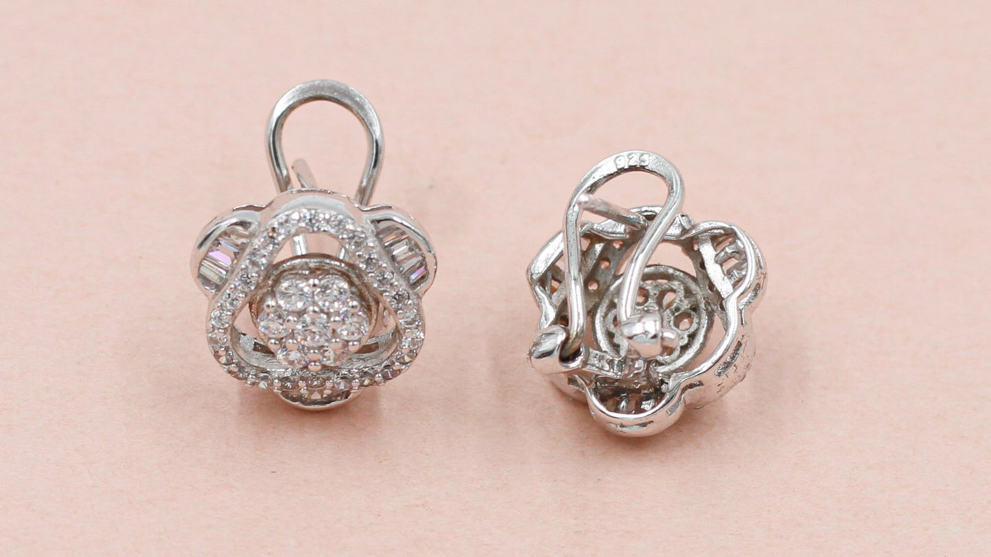 Moonlit Sonata CZ Earring Set