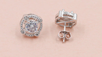 Dreamy Whisper CZ Stud Earrings