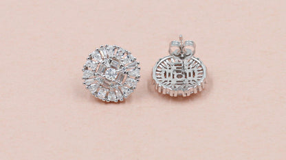 Glimmering Galaxy CZ Statement Earrings