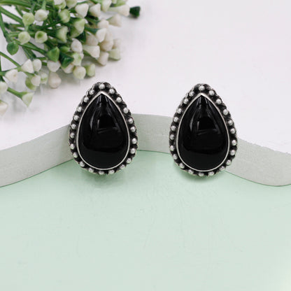 Silver Liliana Quartz Stud Earring