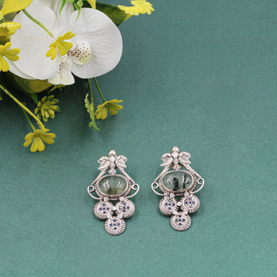 Silver Hrida Handcrafted Earring