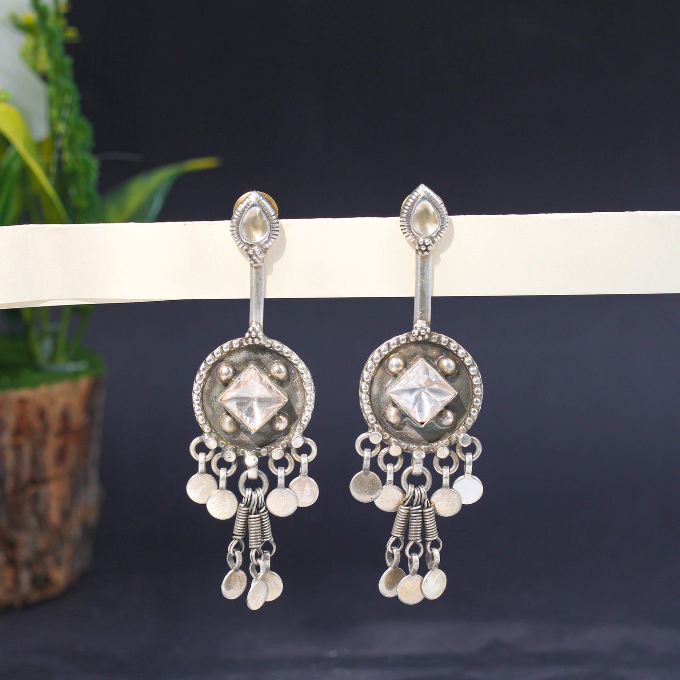 Silver Handmade Sanvi Earring