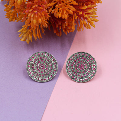 Embrace Classic Charm with Handcrafted Antique Design Silver Earrings