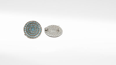 Handcrafted Antique Design Silver Earrings for Timeless Beauty