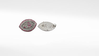 Enhance Your Style with Handcrafted Antique Design Silver Stud Earrings