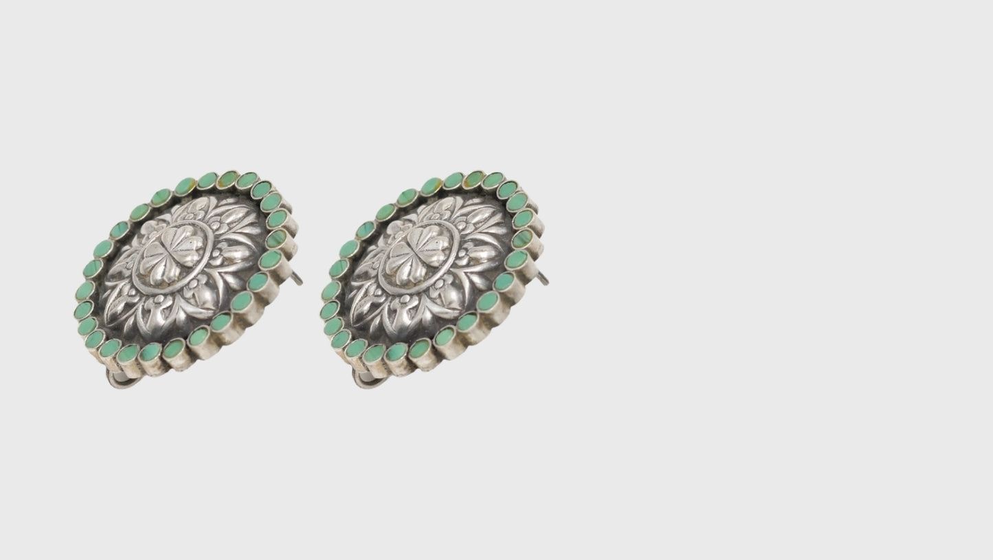 Sangeeta Boochra: Captivating Silver Earrings, Handcrafted with Love