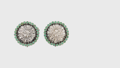 Sangeeta Boochra: Captivating Silver Earrings, Handcrafted with Love