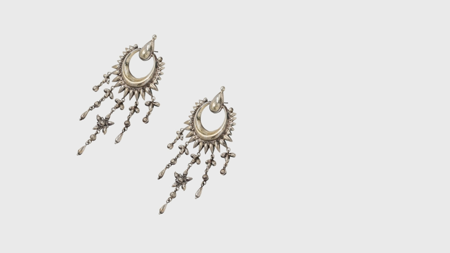 Sangeeta Boochra: Timeless Silver Earrings for Every Event