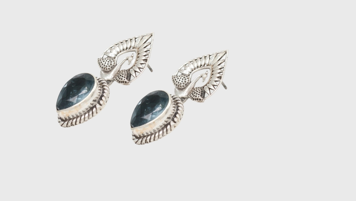 Artistry in Flight: Sangeeta Boochra Peacock Earrings