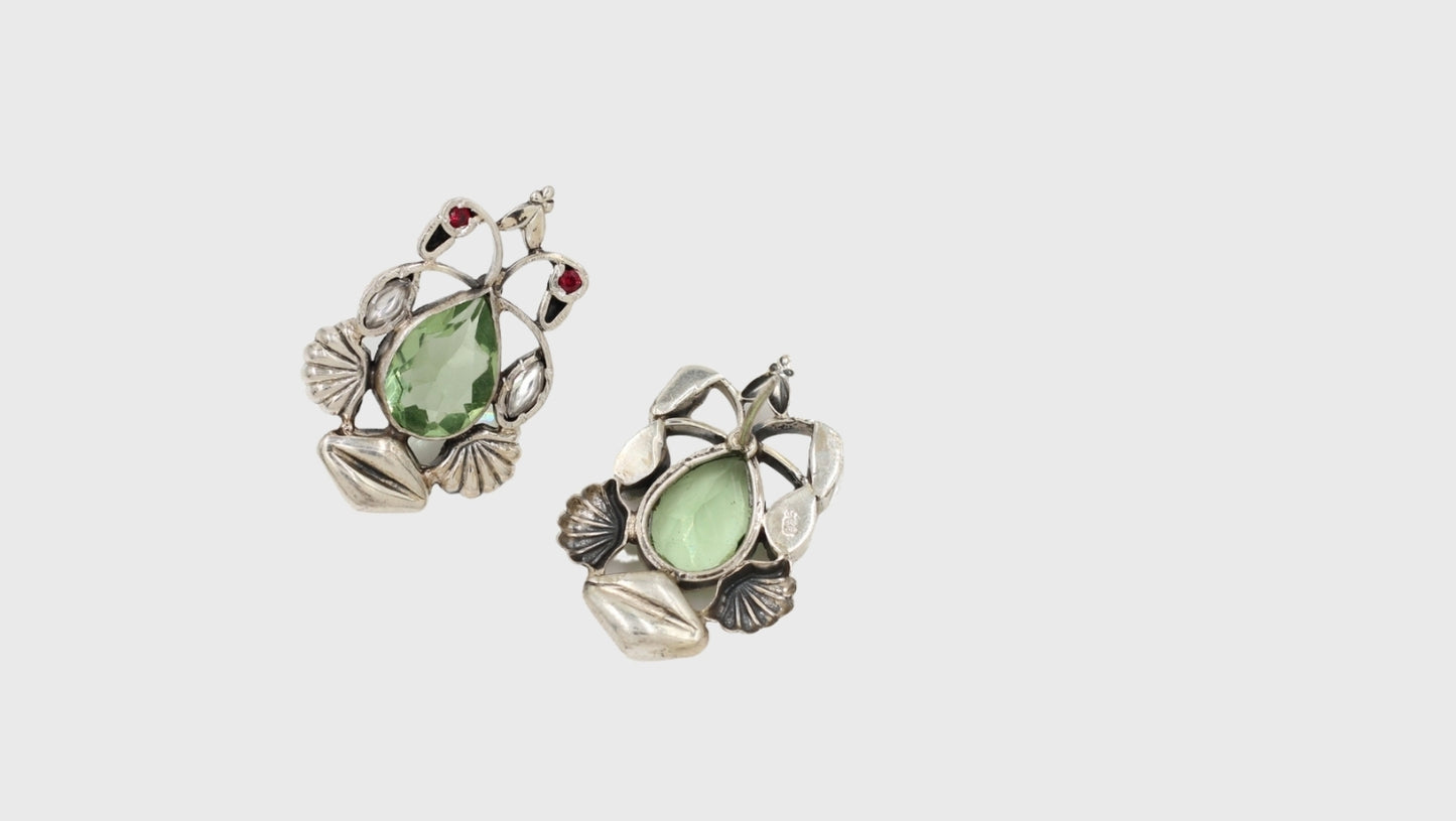 Timeless Elegance: Sangeeta Boochra Silver Earrings