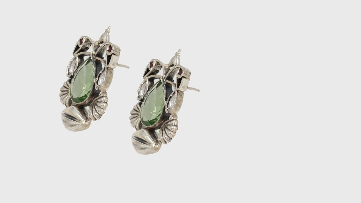 Timeless Elegance: Sangeeta Boochra Silver Earrings