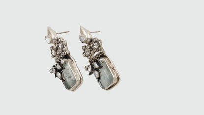 Beautiful Designer Handcrafted Silver Earrings