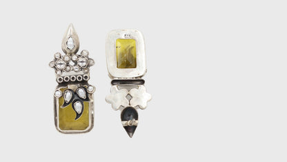 Elegant Artistry Sangeeta Boochra Handcrafted Silver Earrings