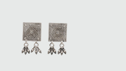 Exquisite Handmade Silver Earrings