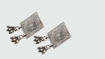 Exquisite Handmade Silver Earrings