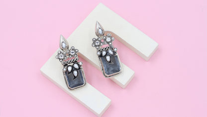 Beautiful Designer Handcrafted Silver Earring