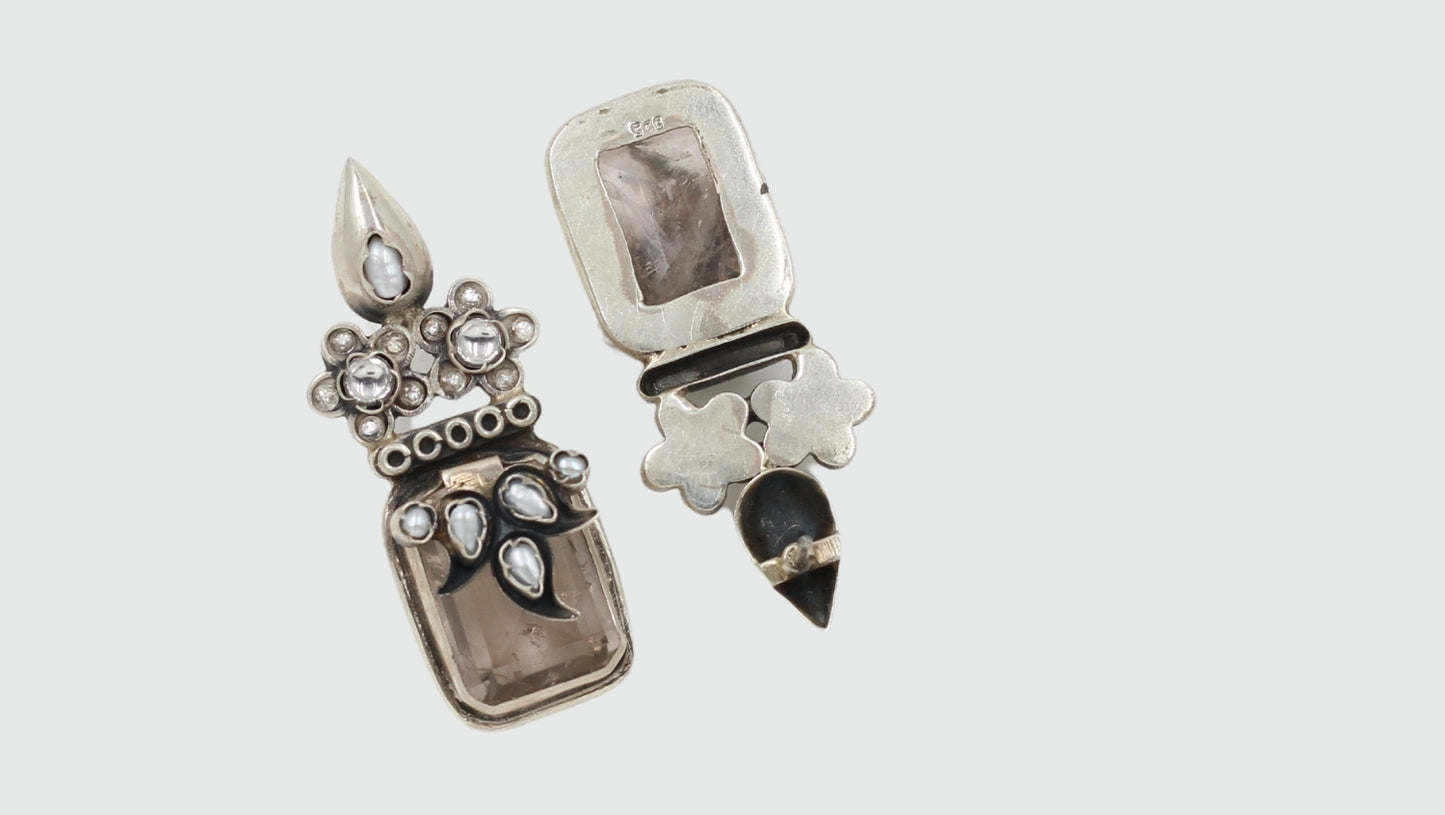 Unique Style Handmade Silver Earring