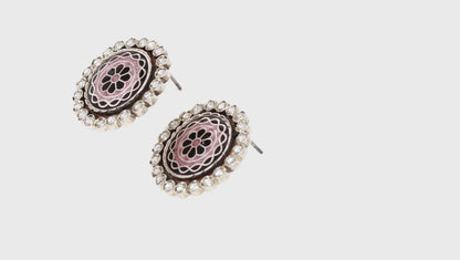 Timeless Artisan Silver Stud Earrings from Sangeeta Boochra