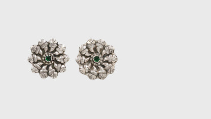 Elegance Redefined: Sangeeta Boochra Silver Handcrafted Earrings