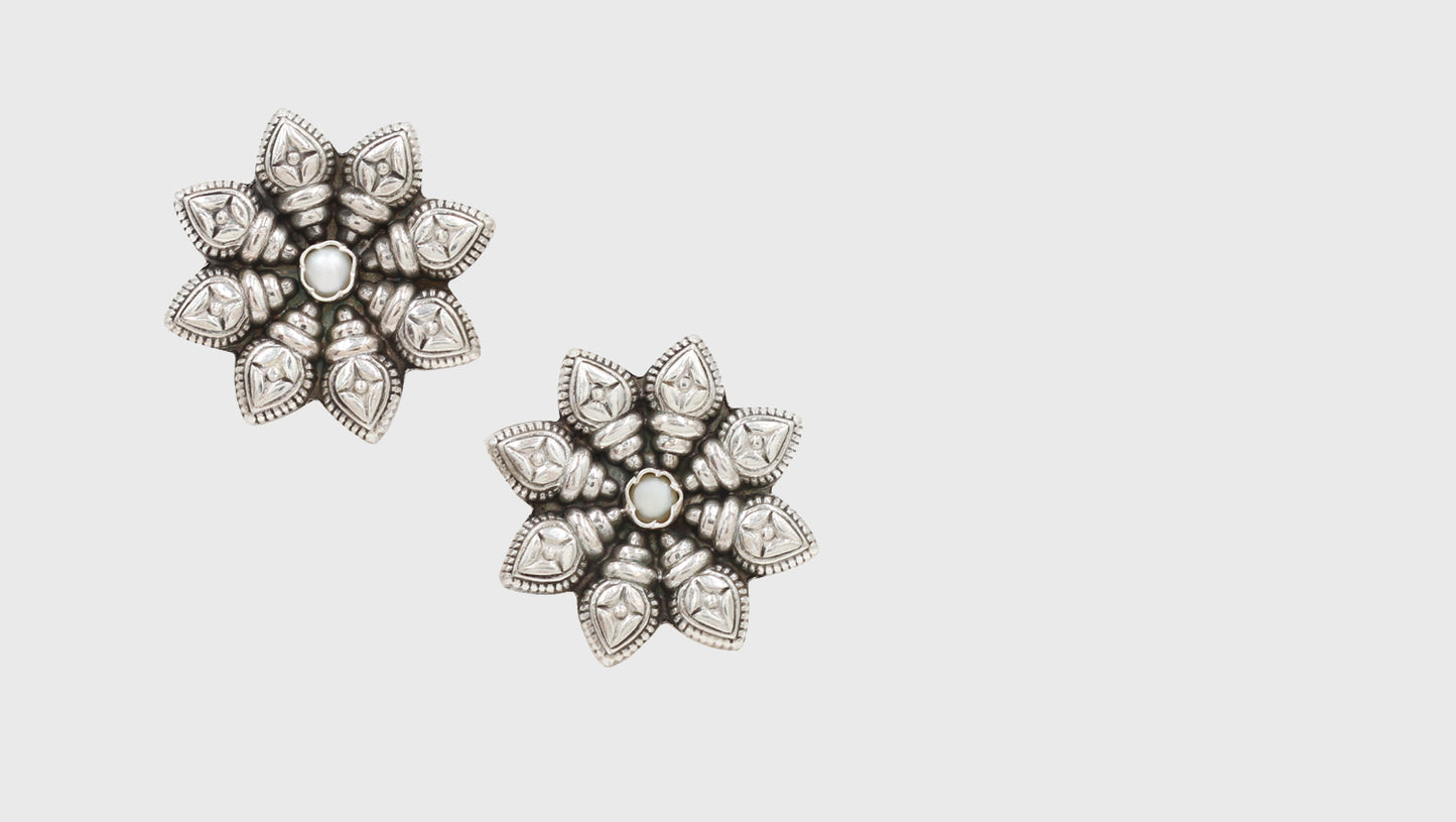 Artisan Craft: Sangeeta Boochra Silver Handcrafted Earrings