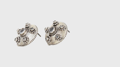 Boho Luxe: Silver Handmade Earrings by Sangeeta Boochra