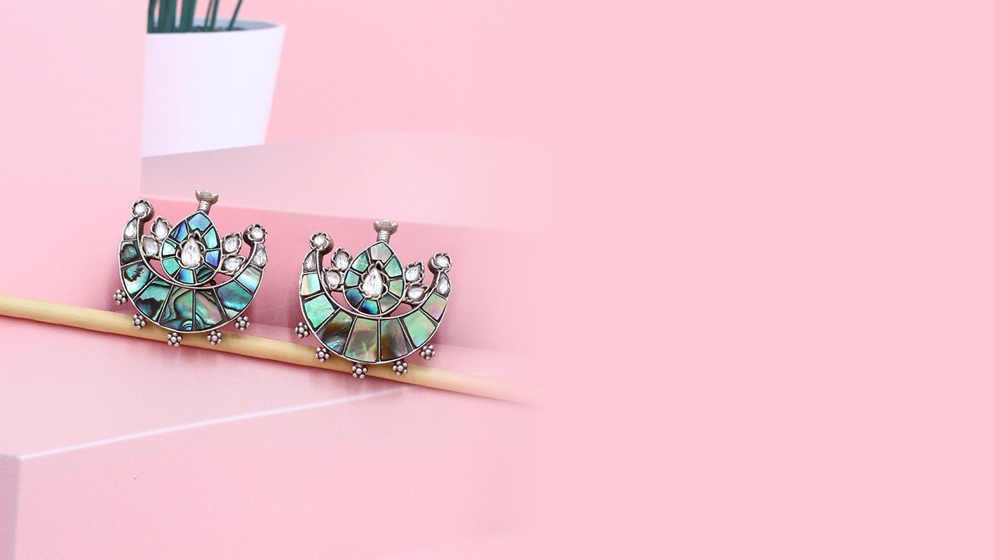 Boho Beauty: Beautiful Silver Handcrafted Earrings