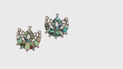 Boho Beauty: Beautiful Silver Handcrafted Earrings