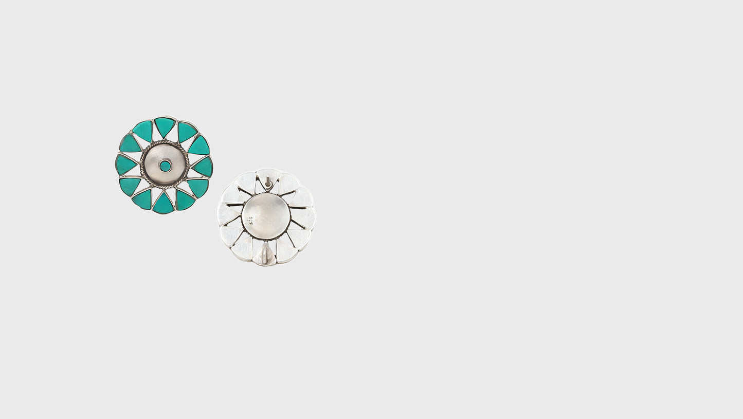 Sophisticated Beauty: Sangeeta Boochra Silver Handcrafted Studs