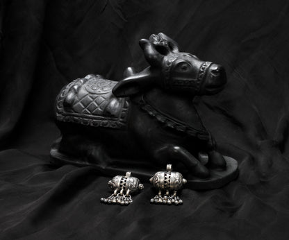 Sangeeta Boochra Tribal Silver Earrings