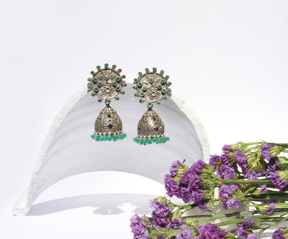Sangeeta Boochra Silver Earrings