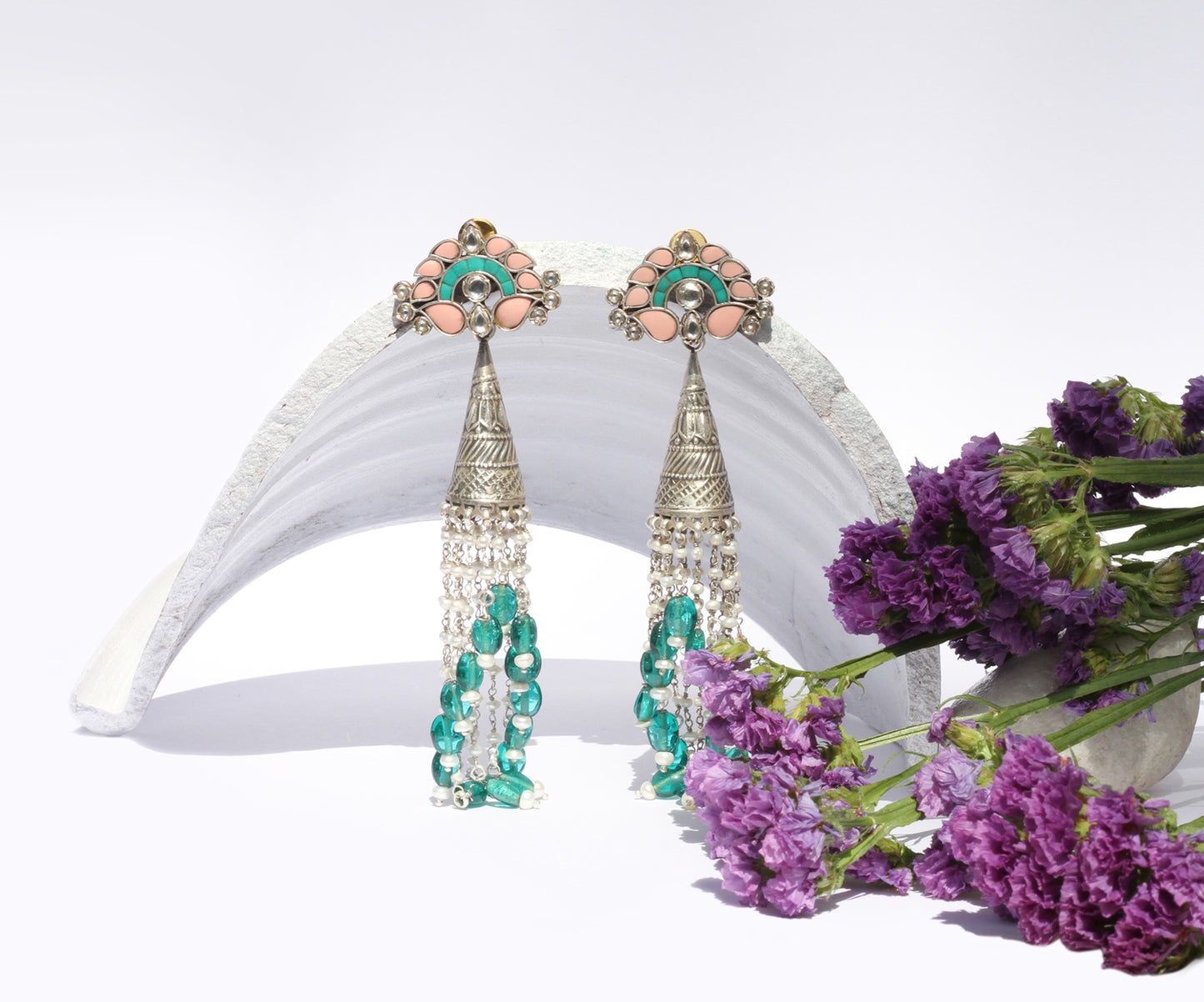 Sangeeta Boochra Silver Earrings