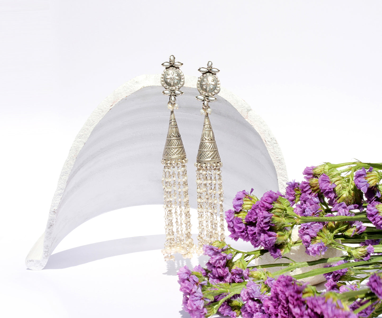 Sangeeta Boochra Silver Earrings
