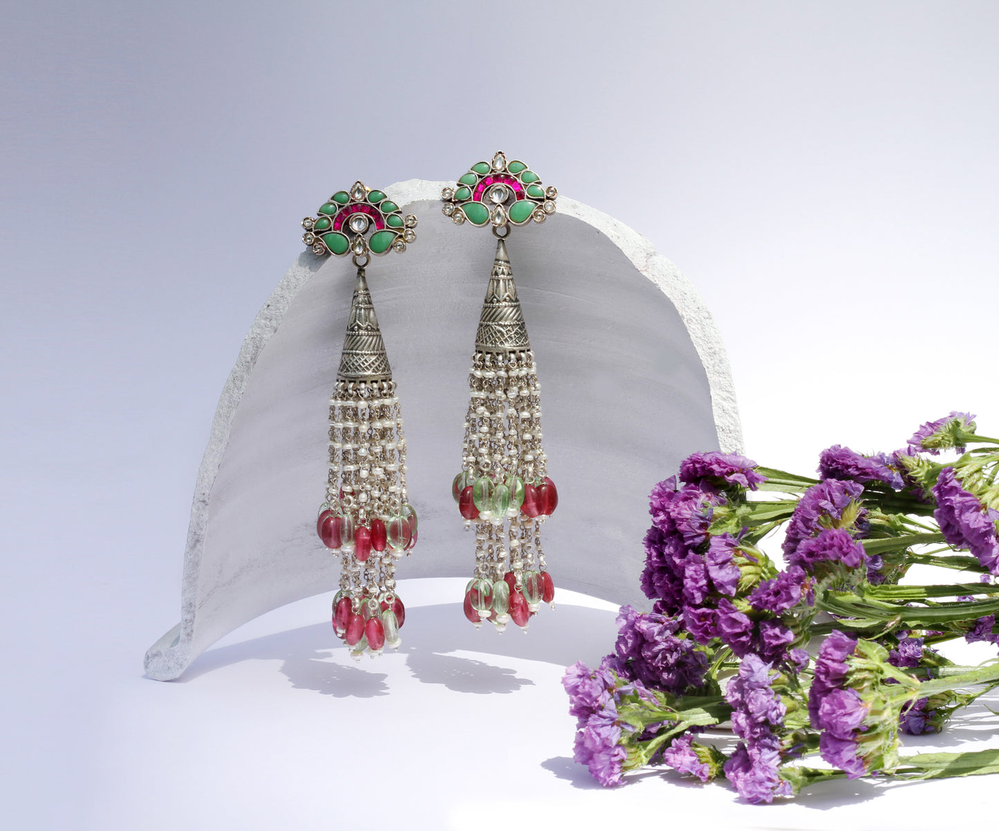 Sangeeta Boochra Silver Earrings