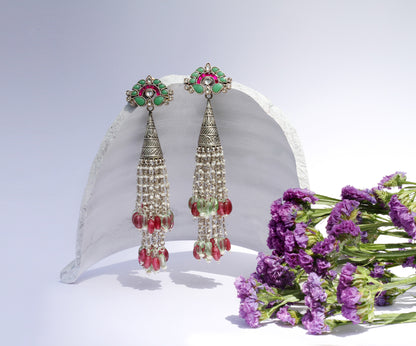 Sangeeta Boochra Silver Earrings