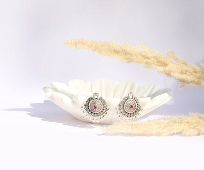 Sangeeta Boochra Silver Earrings