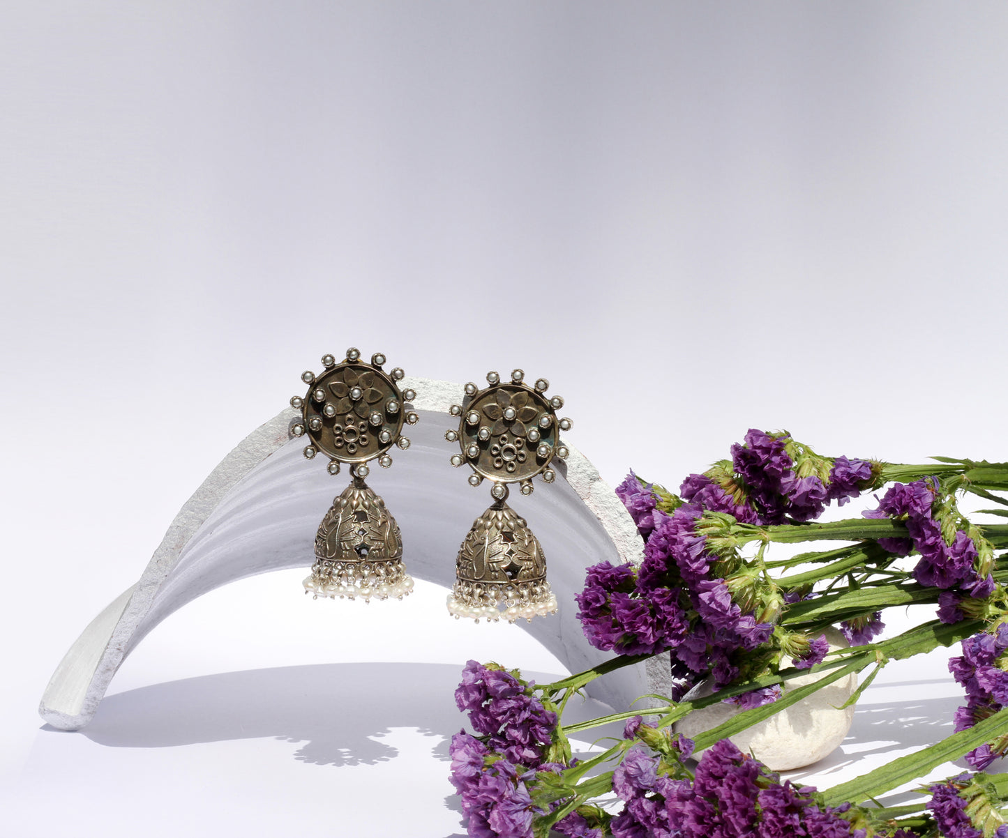 Sangeeta Boochra Silver Earrings