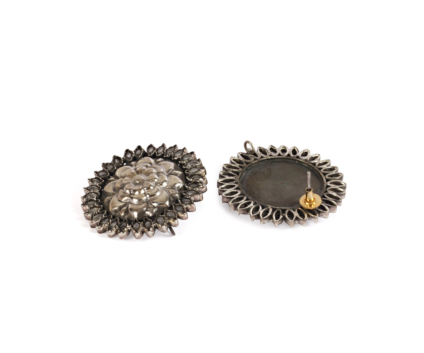 Sangeeta Boochra Silver Earrings