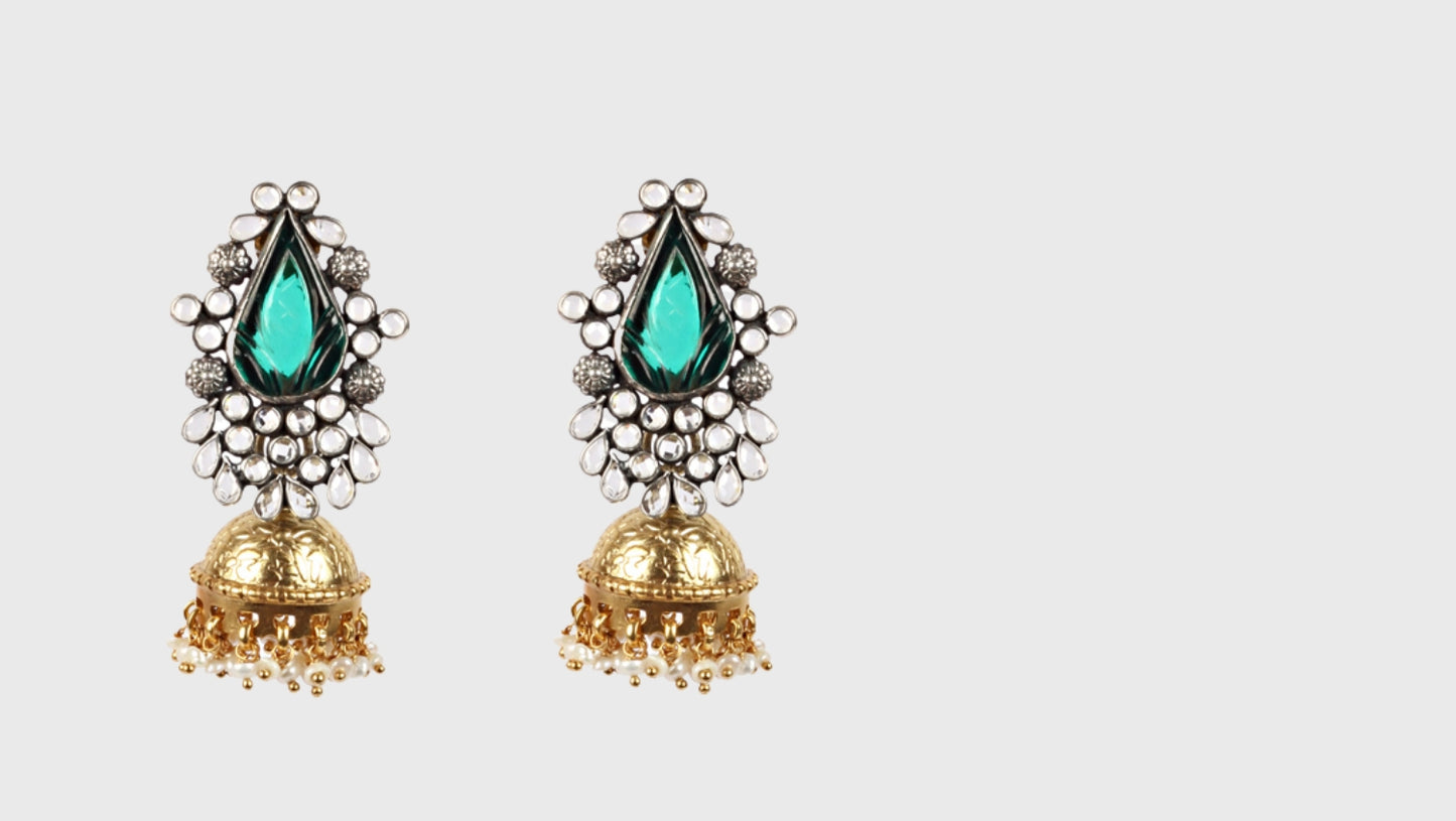 Sangeeta Boochra Silver Earrings