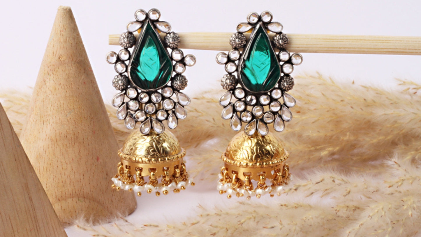 Sangeeta Boochra Silver Earrings