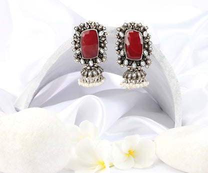 Sangeeta Boochra Silver Earrings