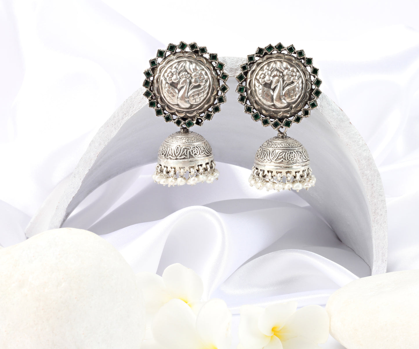 Sangeeta Boochra Silver Earrings