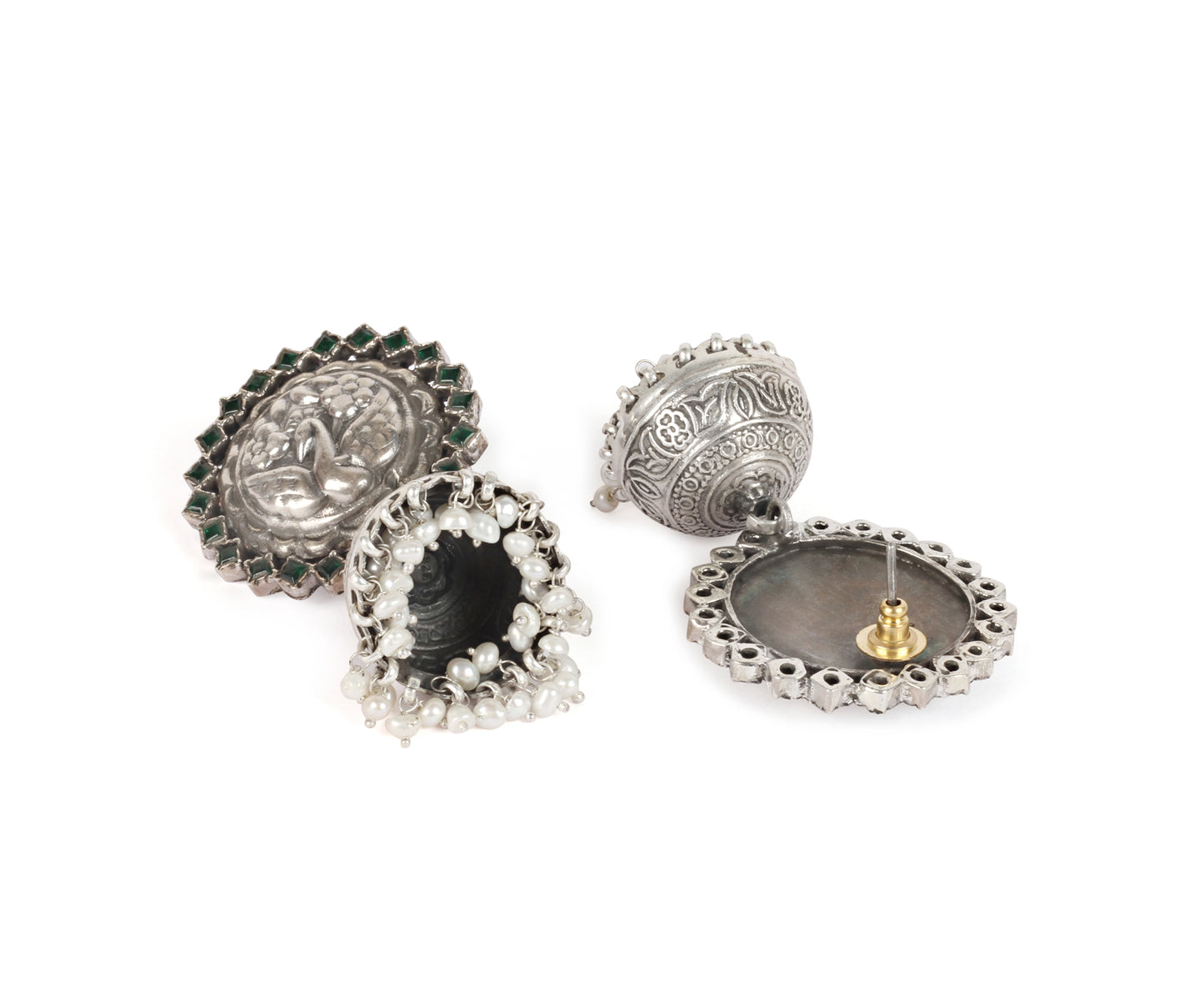 Sangeeta Boochra Silver Earrings