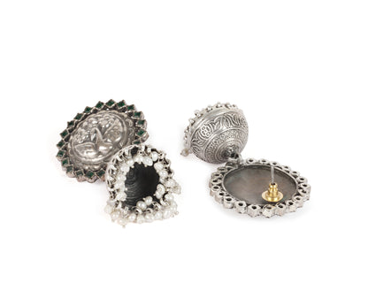 Sangeeta Boochra Silver Earrings
