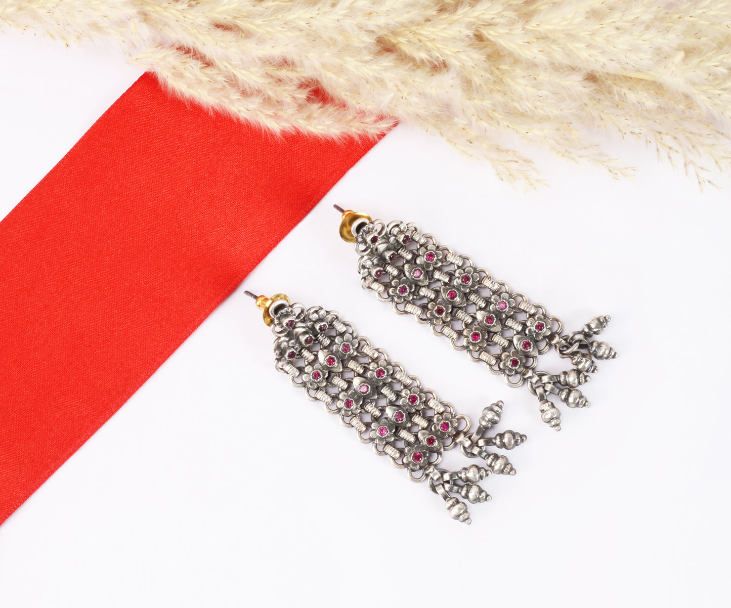 Sangeeta Boochra Silver Earrings